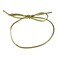 JewelrySupply 6" Gold Metallic Pre-Tied Stretch Loops Pre-Tied Elastic Bows (Package of 50)